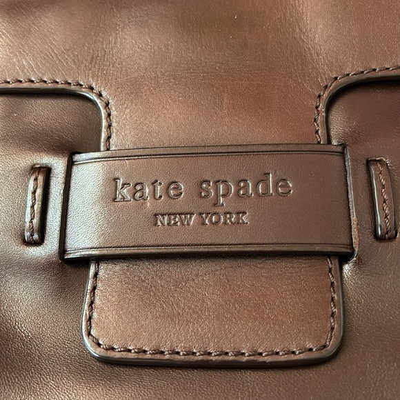 Kate Spade Vintage dark brown leather shoulder bag. Excellent condition. - Picture 2 of 8